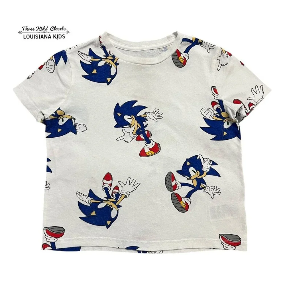 Old Navy 6-7Y Sonic The Hedgehog Tee Shirt